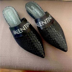 Valentino black Mule